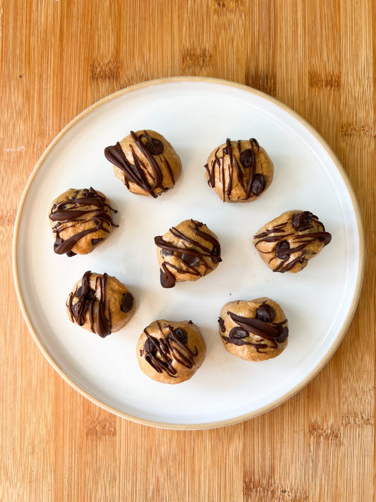 Chocolate Chip Cookie Dough Truffles