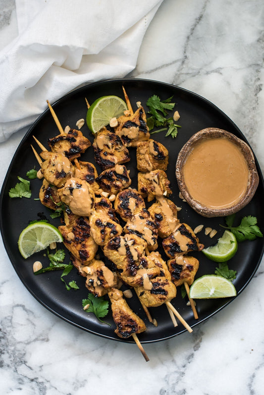 Honey Peanut Chicken Satay