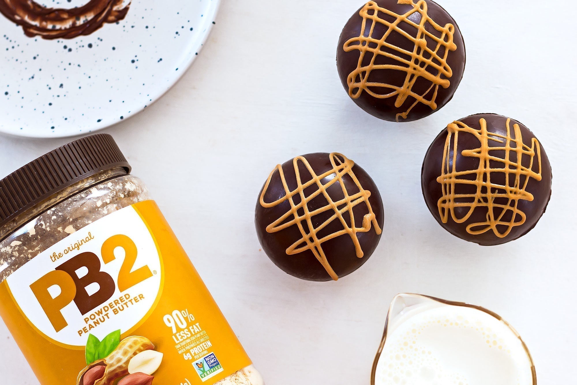 Peanut Butter Hot Chocolate Bombs