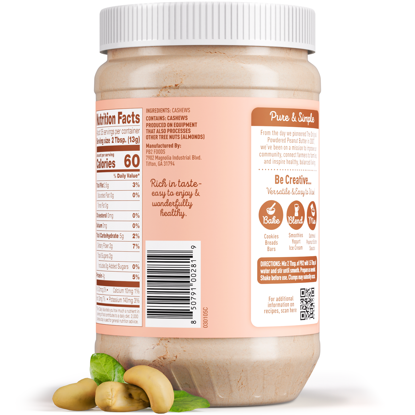 PB2 - Powdered Cashew Butter