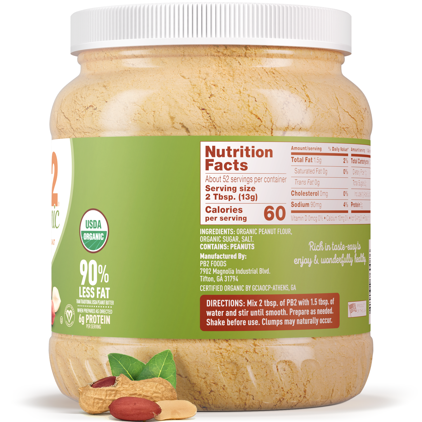 PB2 - Powdered Peanut Butter - Organic