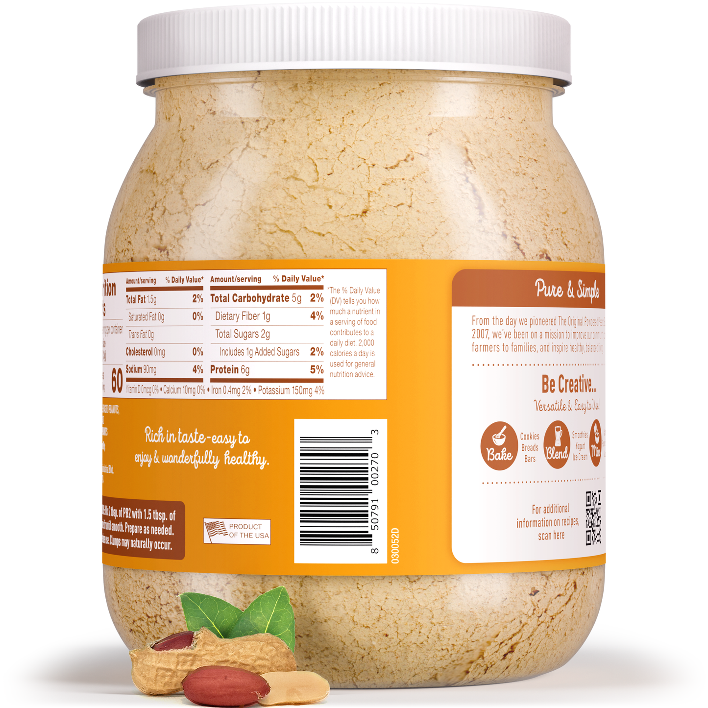 PB2 - Powdered Peanut Butter - Original