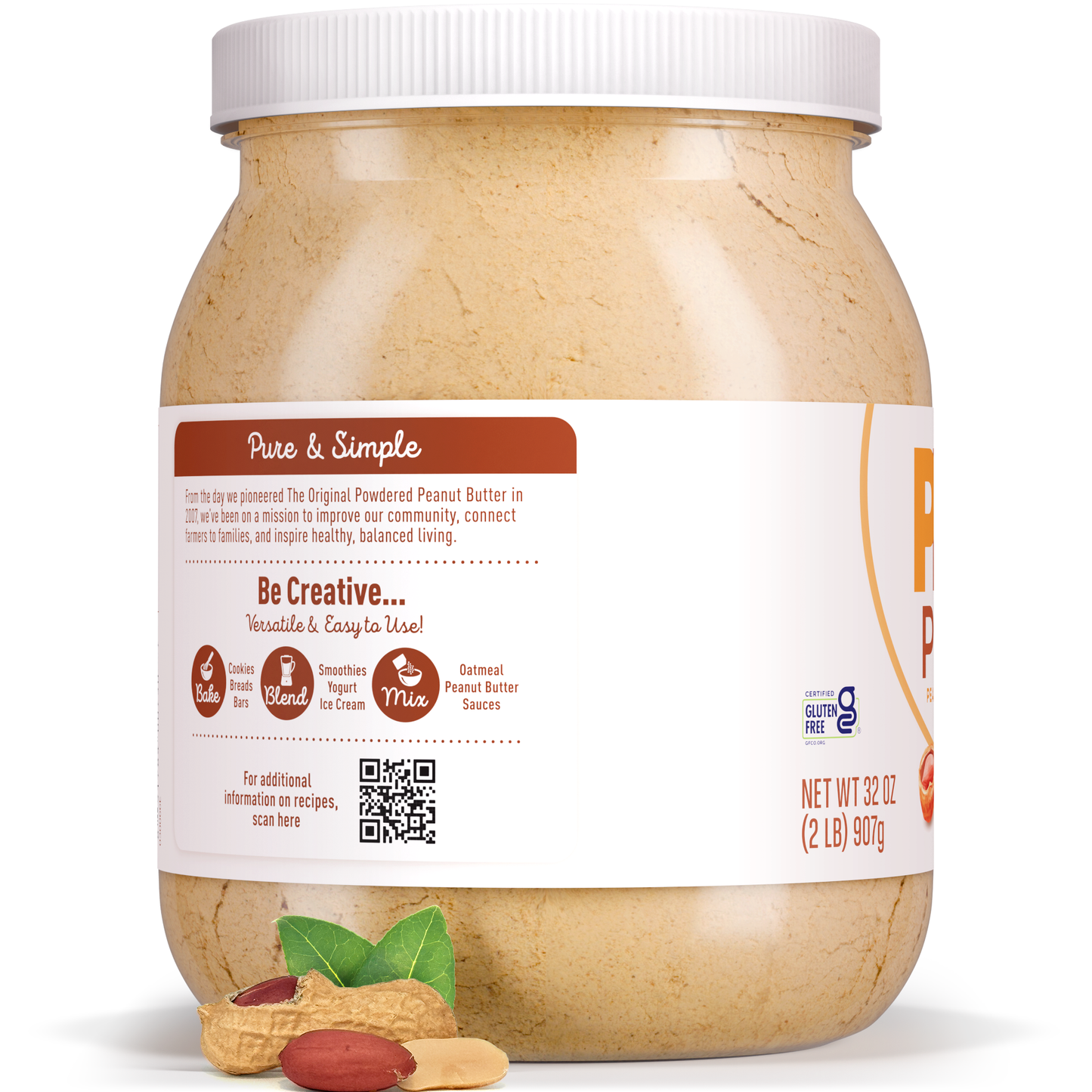 PB2 - Pure Peanut Powder - No Sugar or Salt