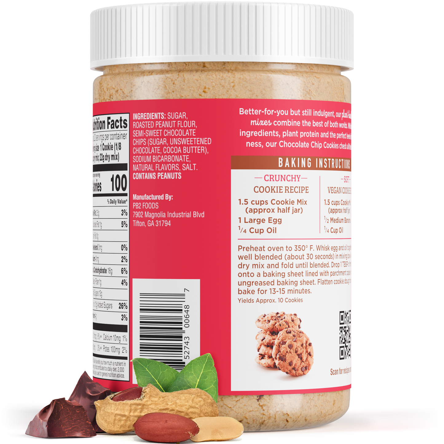 PB2 Pantry - Chocolate Chip Cookie Mix