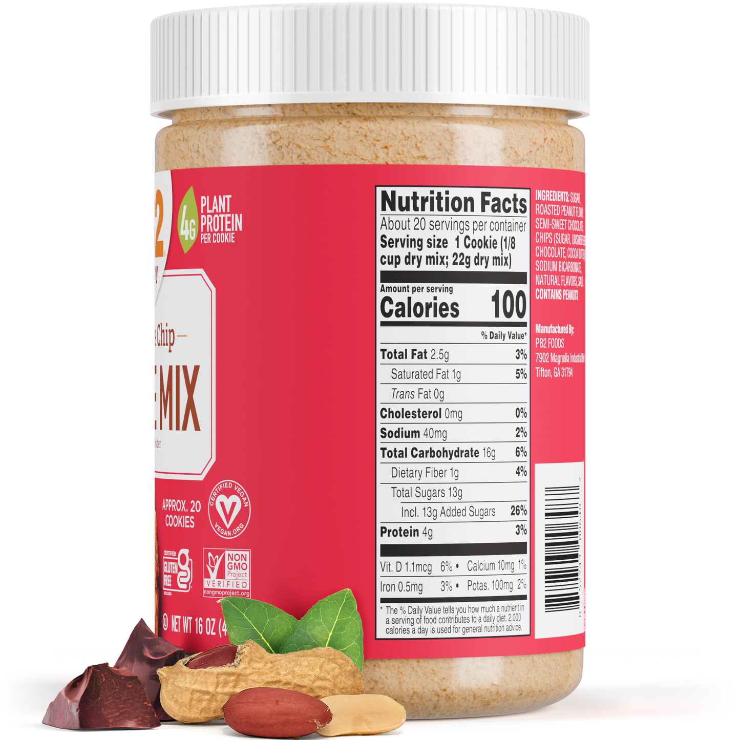 PB2 Pantry - Chocolate Chip Cookie Mix