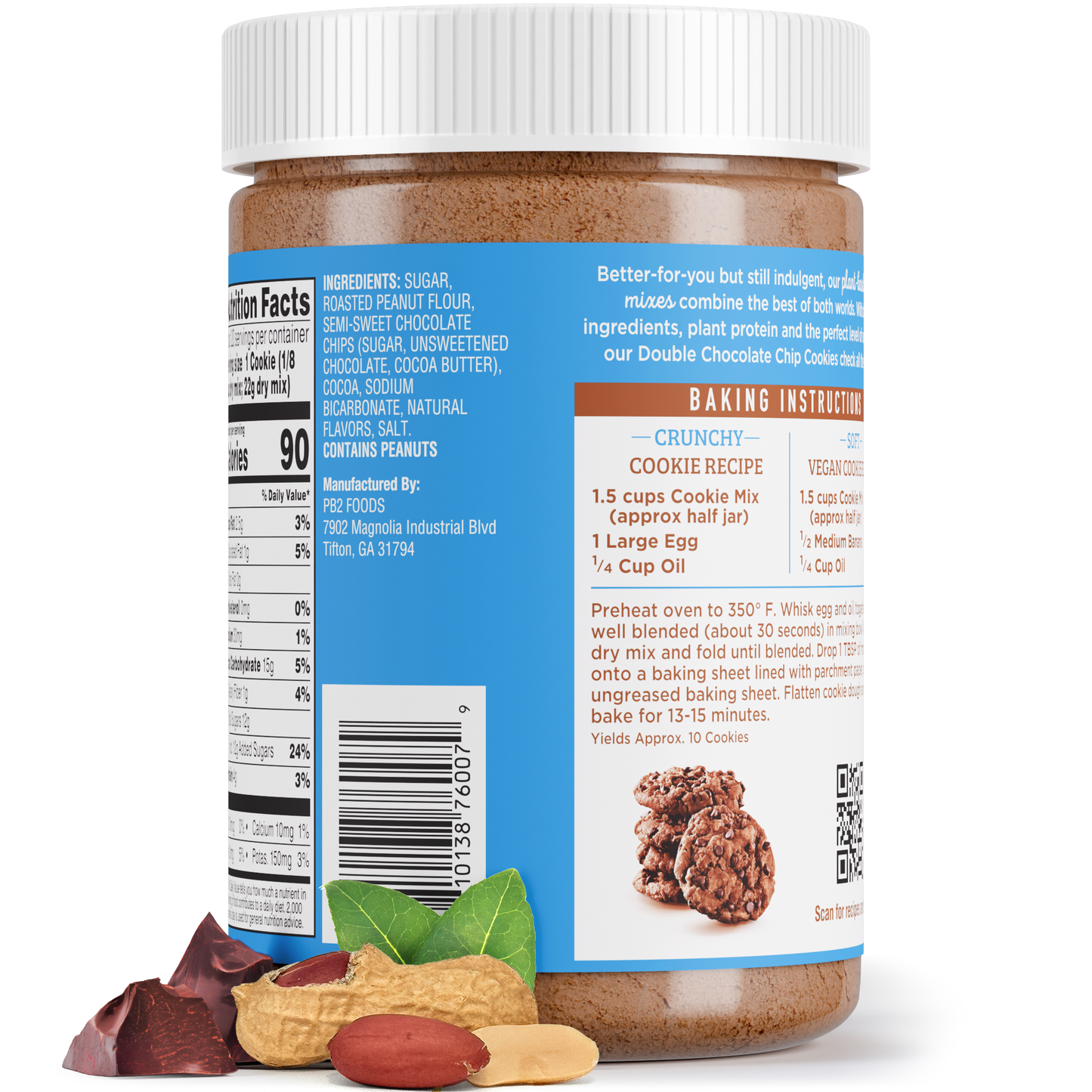 PB2 Pantry - Double Chocolate Chip Cookie Mix