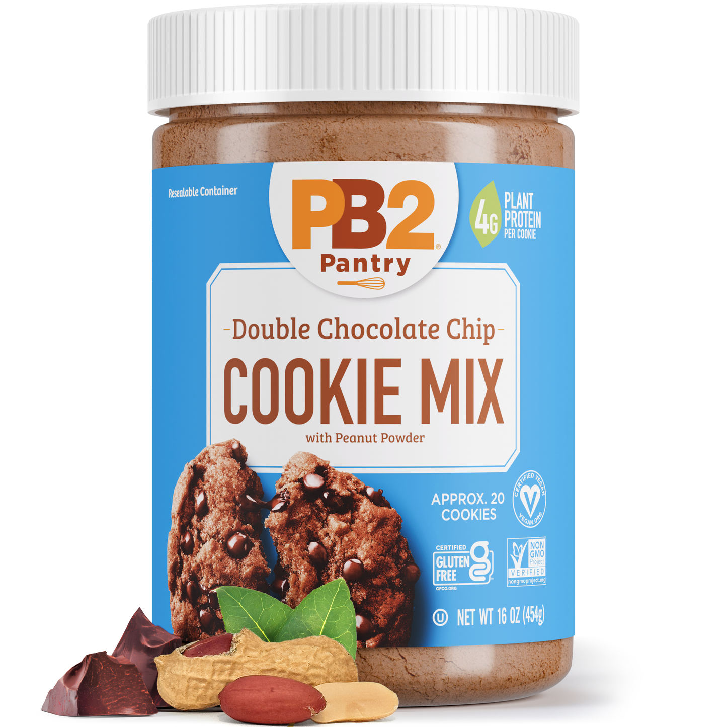 PB2 Pantry - Double Chocolate Chip Cookie Mix