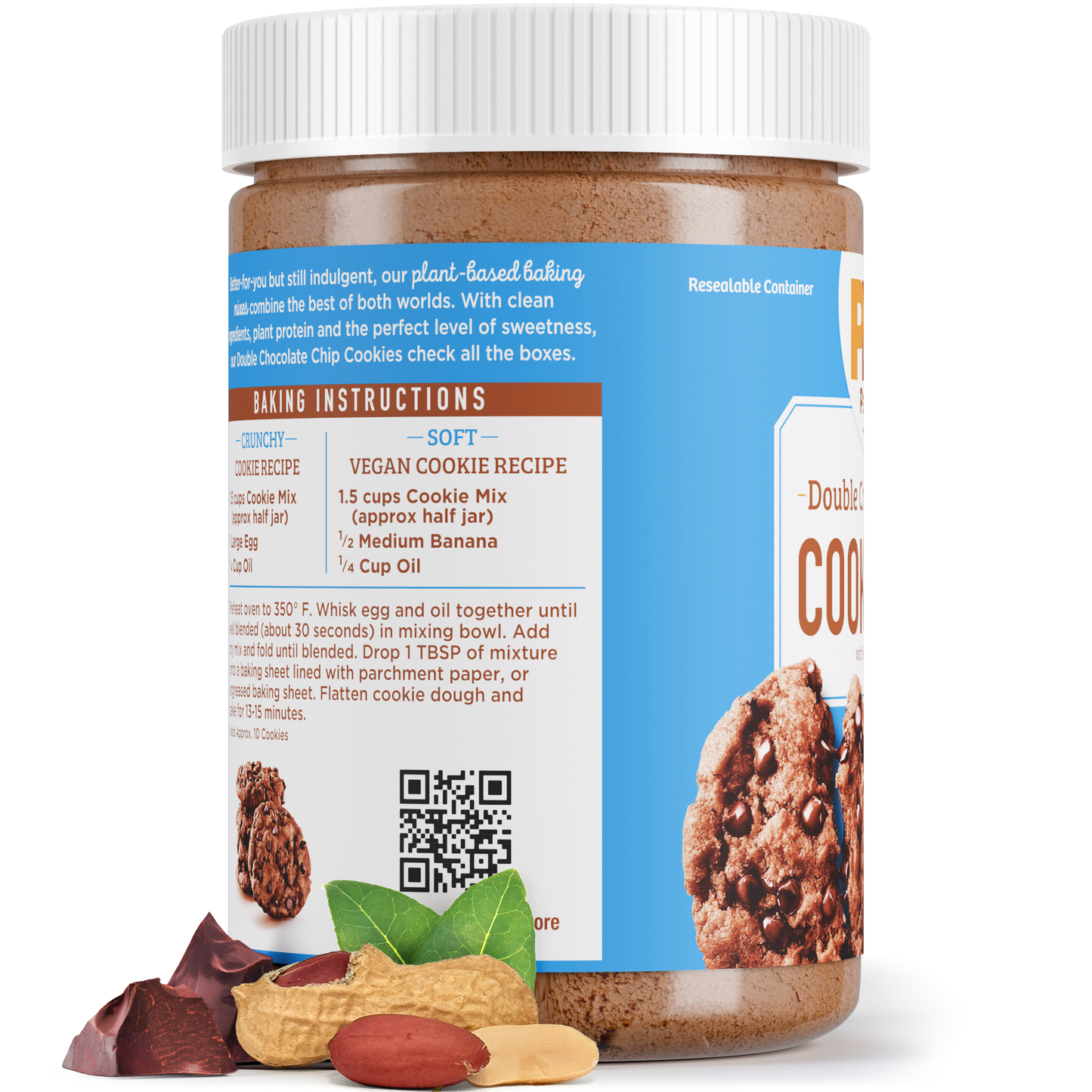 PB2 Pantry - Double Chocolate Chip Cookie Mix
