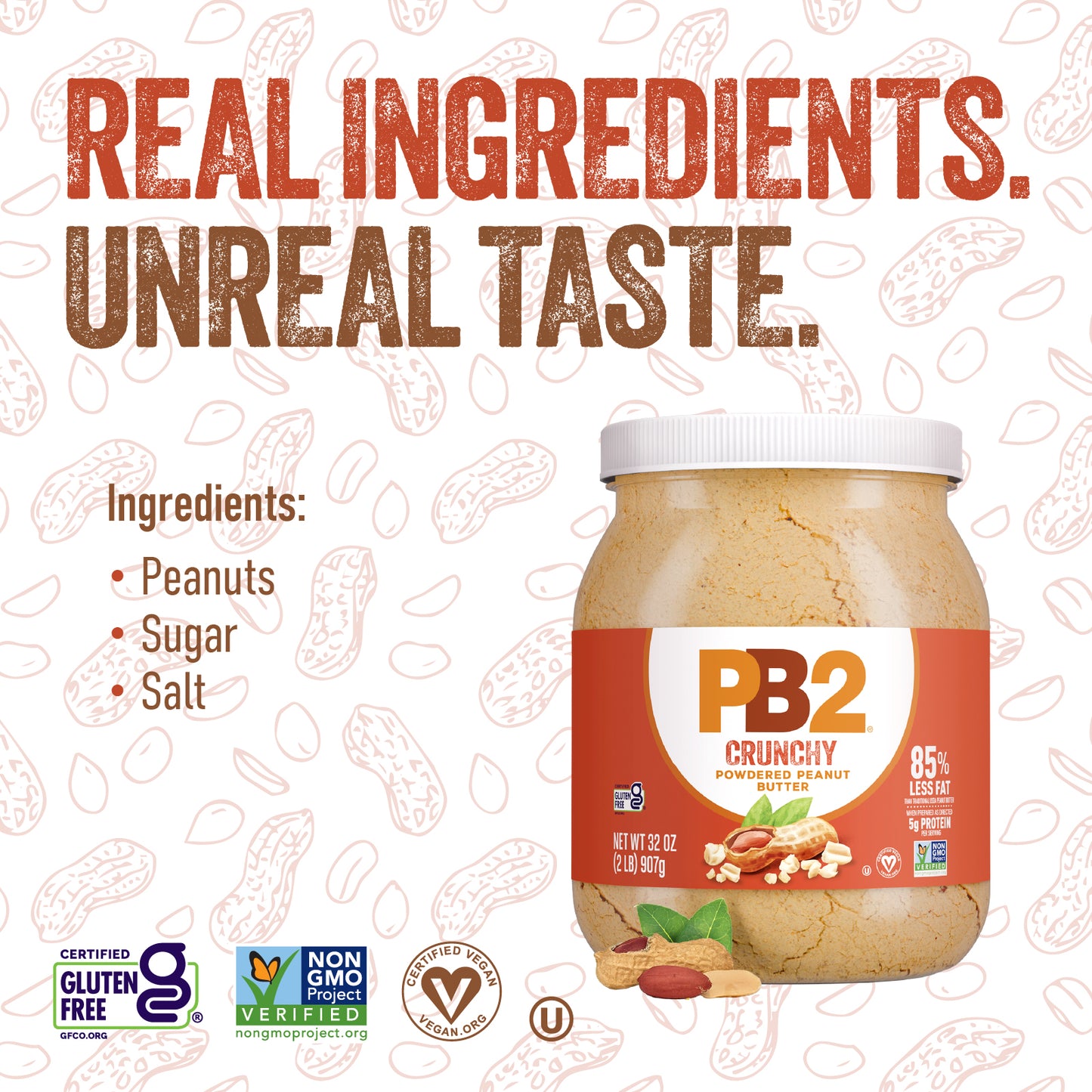 PB2 Special Bundle - 32 oz - Original and Crunchy