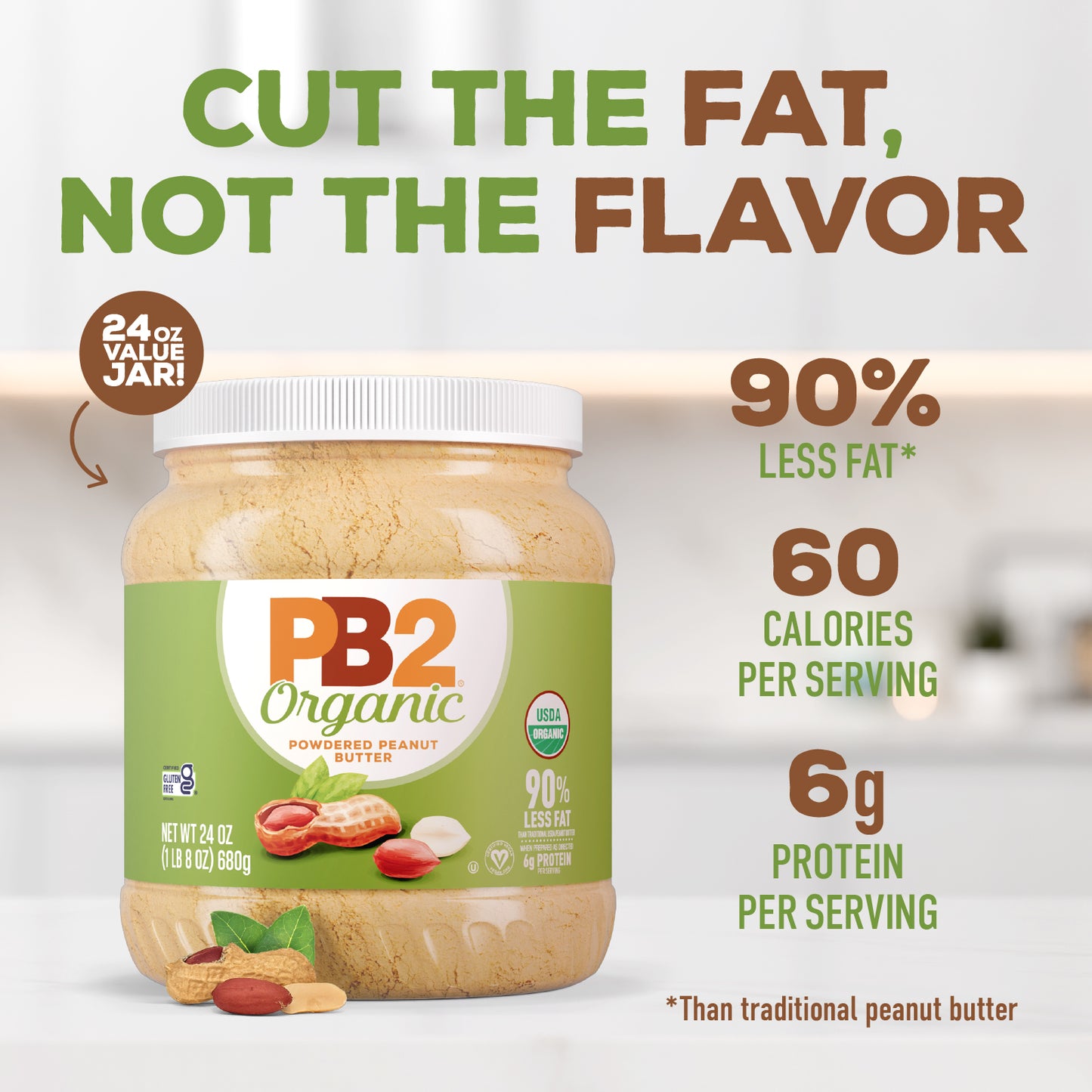 PB2 - Powdered Peanut Butter - Organic