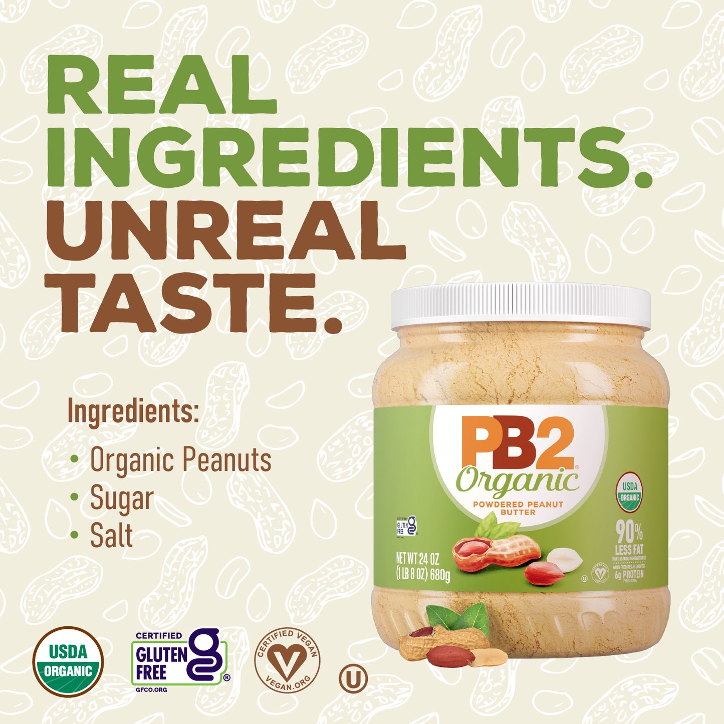 PB2 - Powdered Peanut Butter - Organic