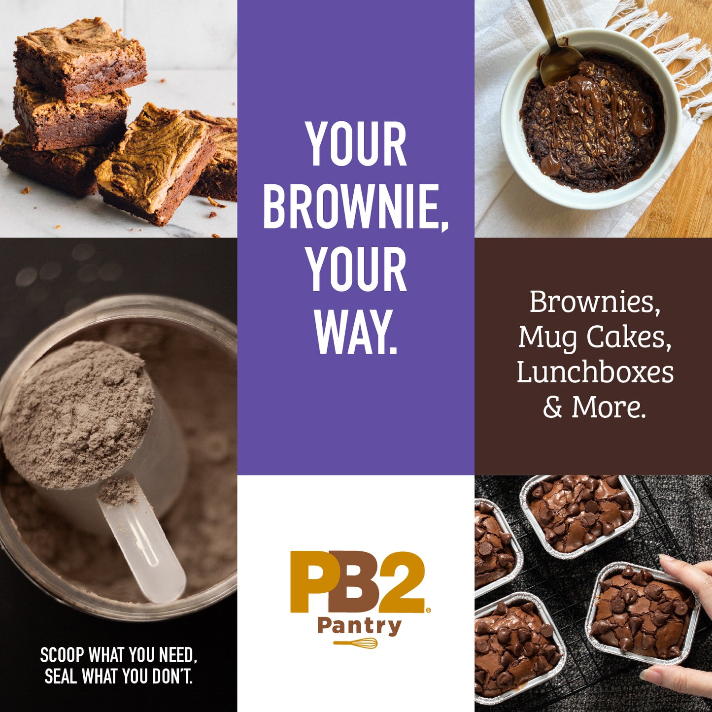 PB2 Pantry - Chocolate Brownie Mix