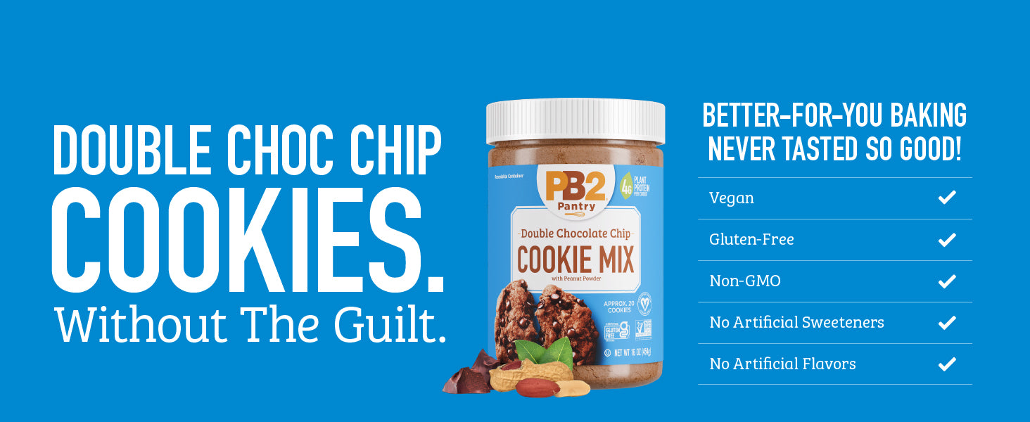 A+ Desktop Image for PB2 Pantry - Double Chocolate Chip Cookie Mix