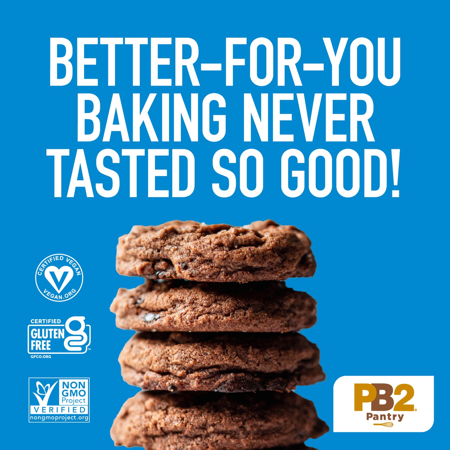 PB2 Pantry - Double Chocolate Chip Cookie Mix