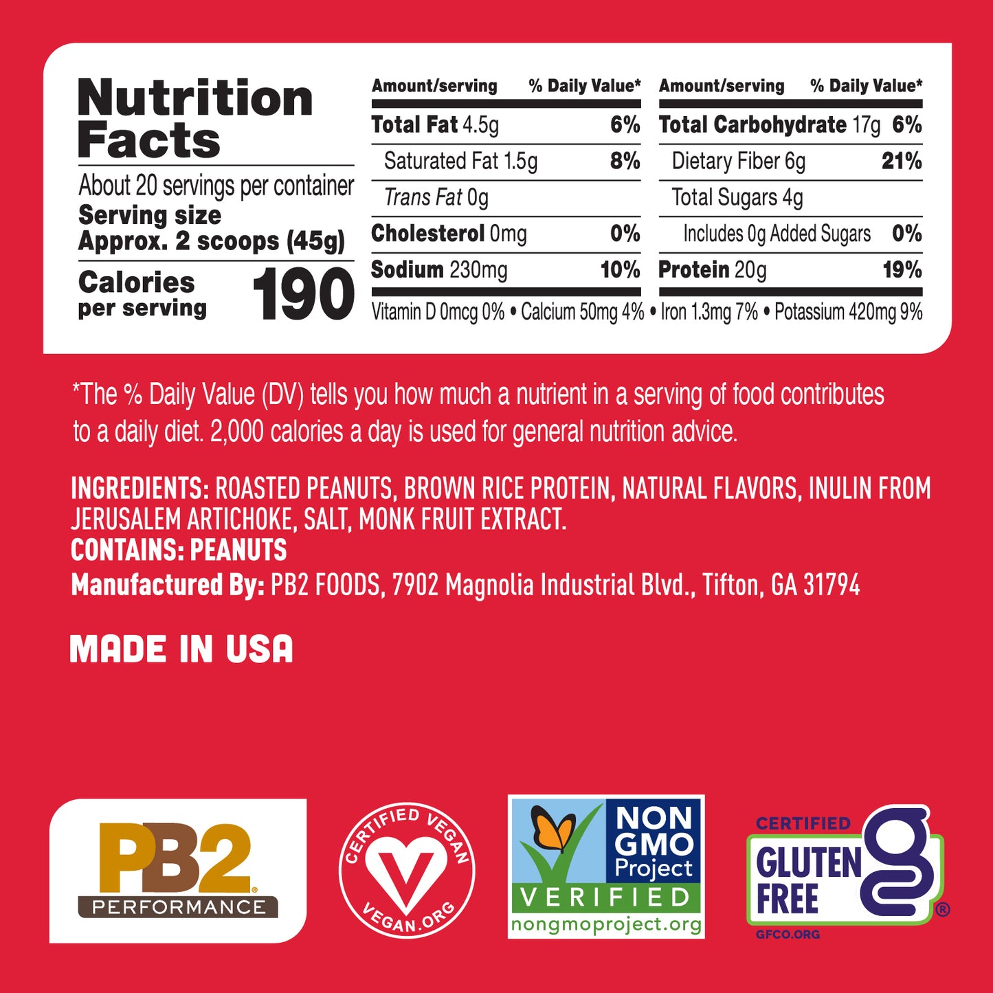 PB2 Special Bundle - Performance Peanut with Cocoa and Peanut with Vanilla