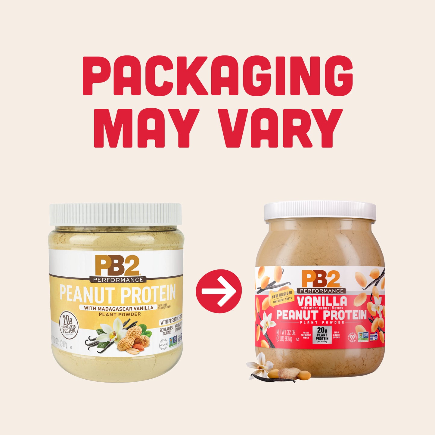 PB2 Special Bundle - Performance Peanut with Cocoa and Peanut with Vanilla