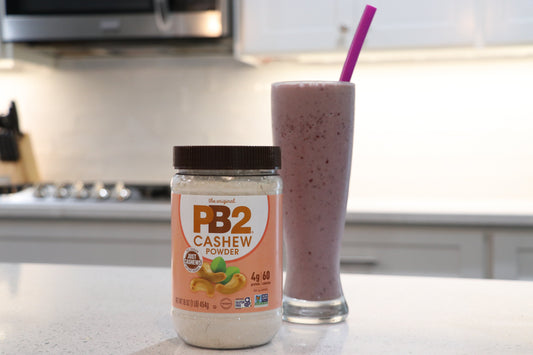 Cherry, Pineapple, Banana and PB2 Cashew Smoothie