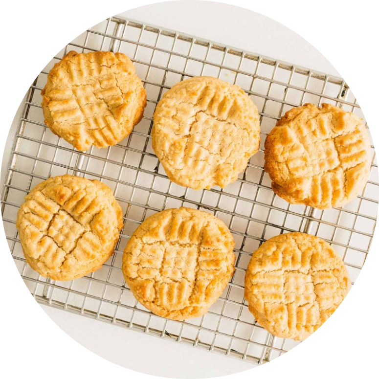 Organic Peanut 
Butter Cookies
