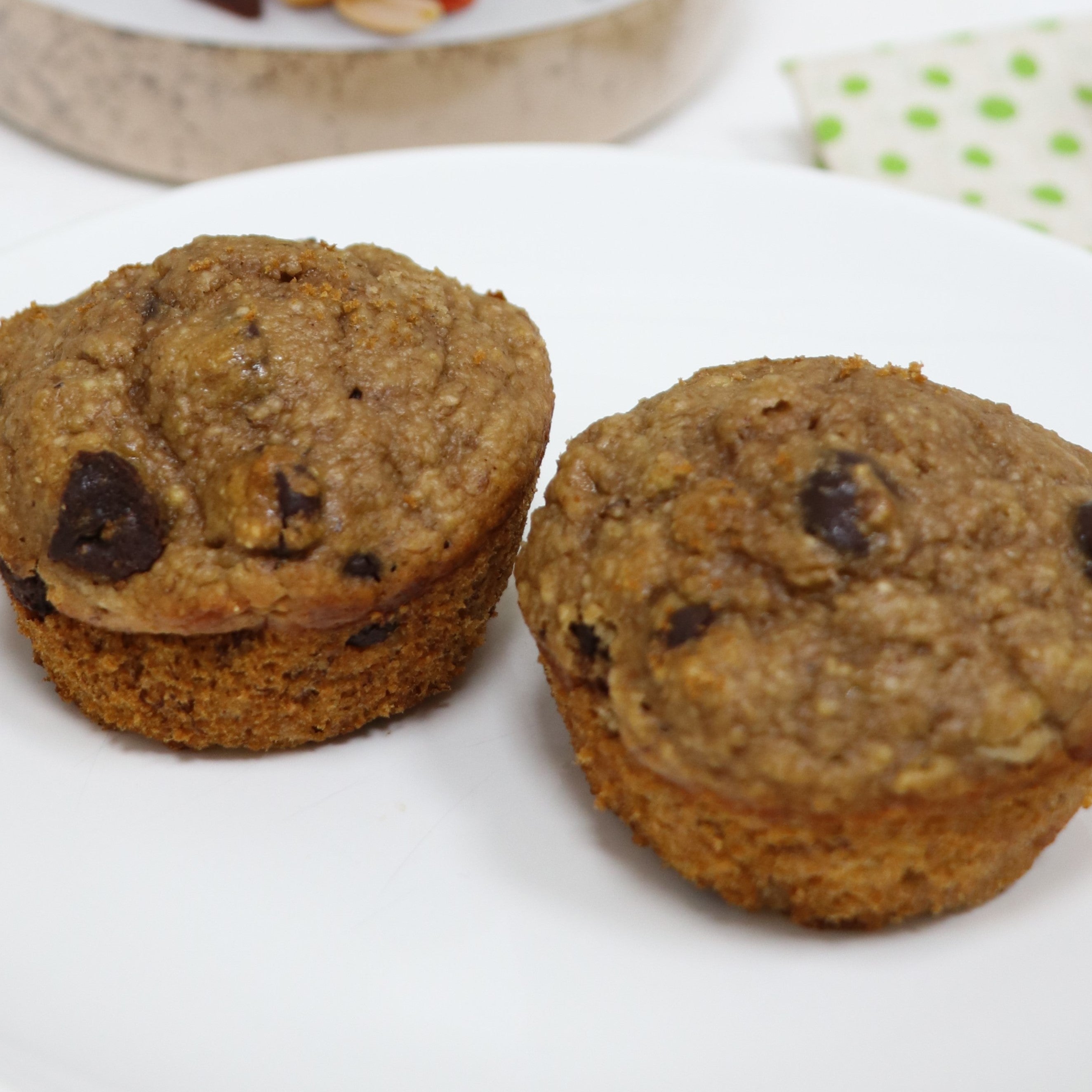 High Protein Healthy Peanut Butter Banana Muffins