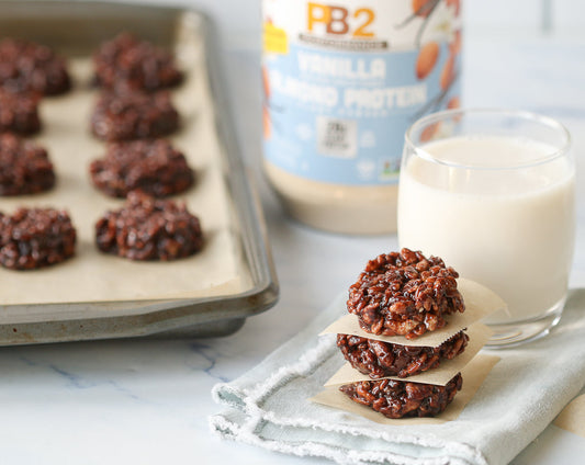 Protein-Packed No-Bake Cocoa Almond Cookies
