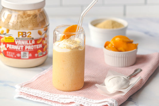 Vanilla Peach Cobbler Smoothie