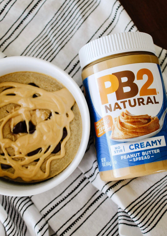 Baked Peanut Butter Blended Oats