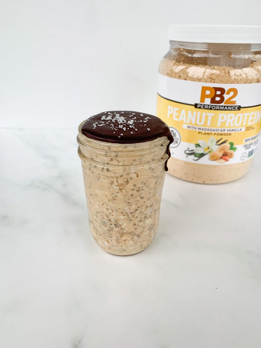 Chocolate Peanut Butter Overnight Oats