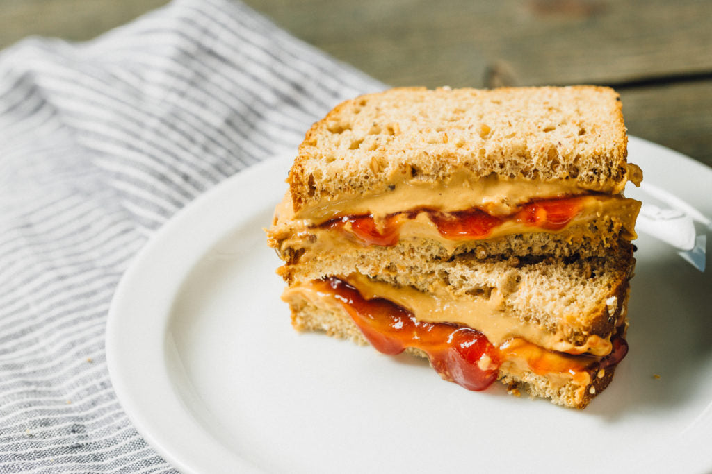 Classic Peanut Butter and Jelly Sandwich
