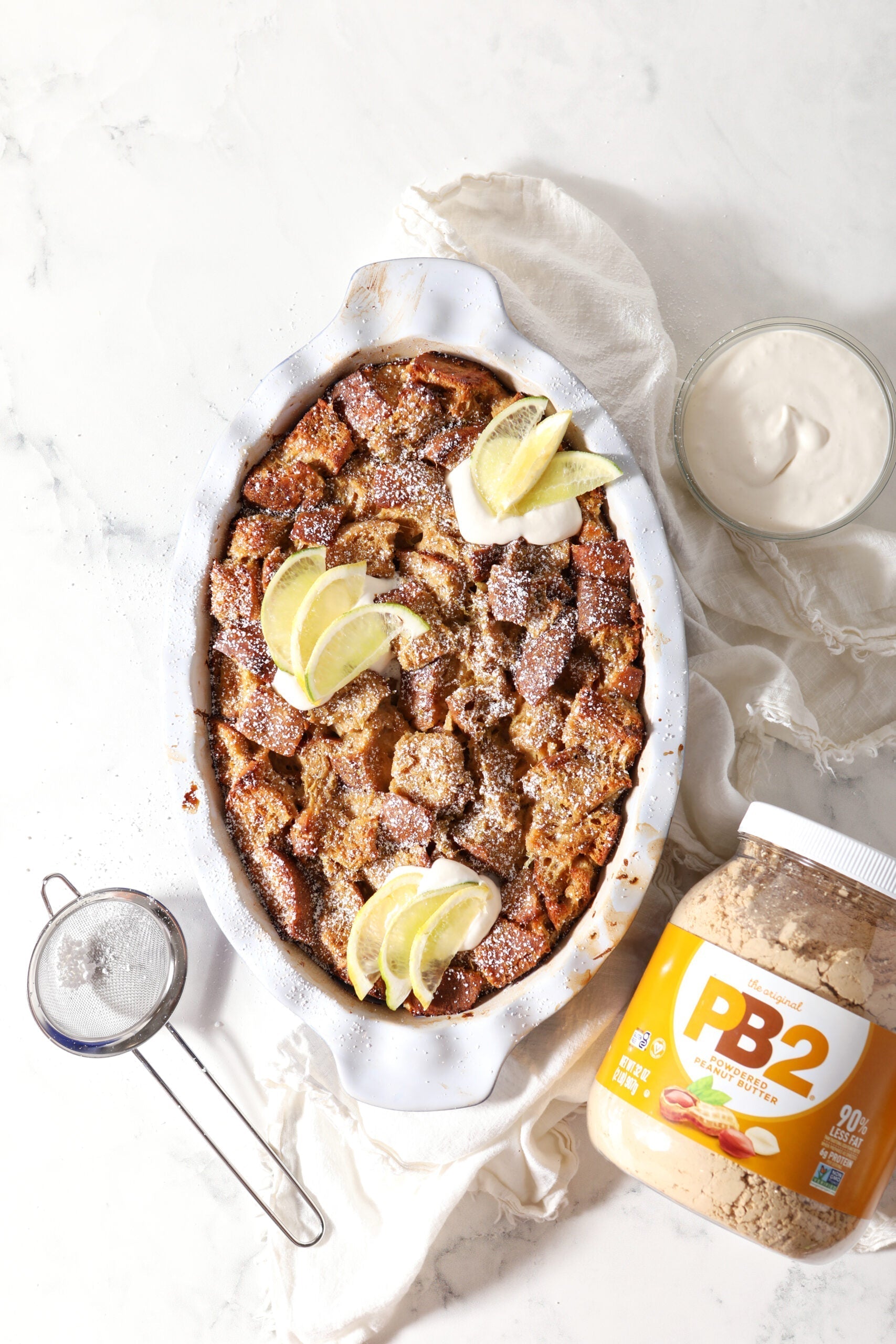 Overnight Lemon-Lime French Toast Casserole