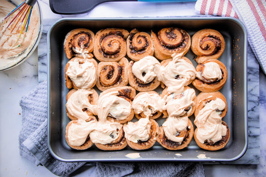 Peanut Butter and Chocolate Spread Rolls