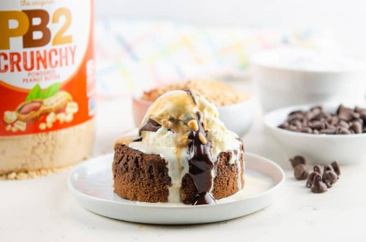 Peanut Butter Chocolate Lava Cakes