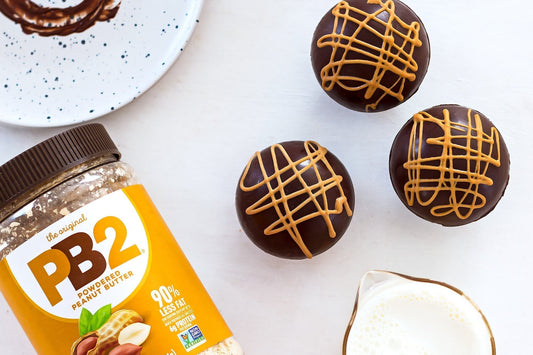 Peanut Butter Hot Chocolate Bombs