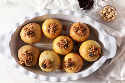 Savory-Sweet Roasted Stuffed Apples