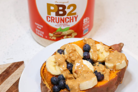 Sweet Potato with PB2 Crunchy Powdered Peanut Butter