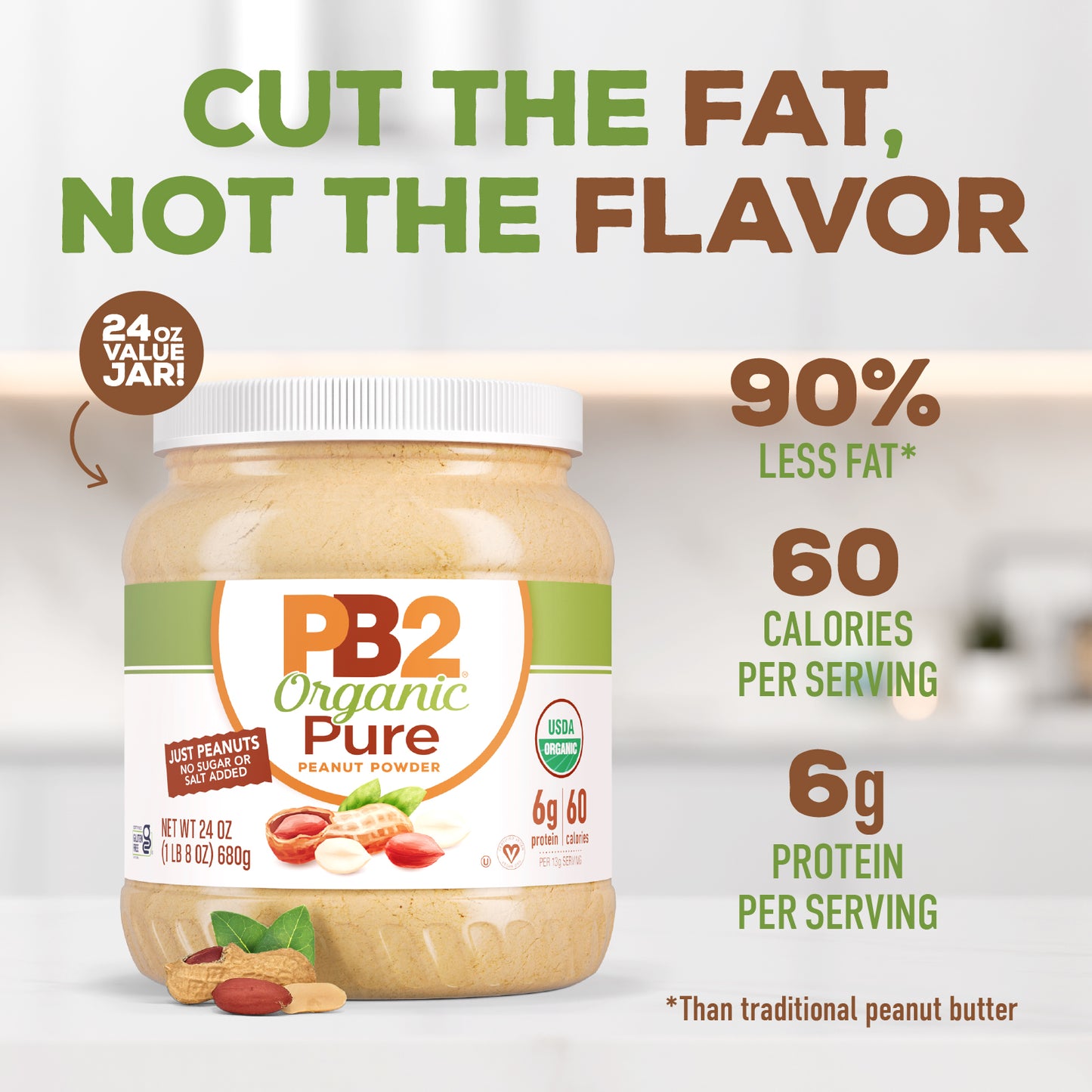 PB2 Pure Organic Peanut Powder